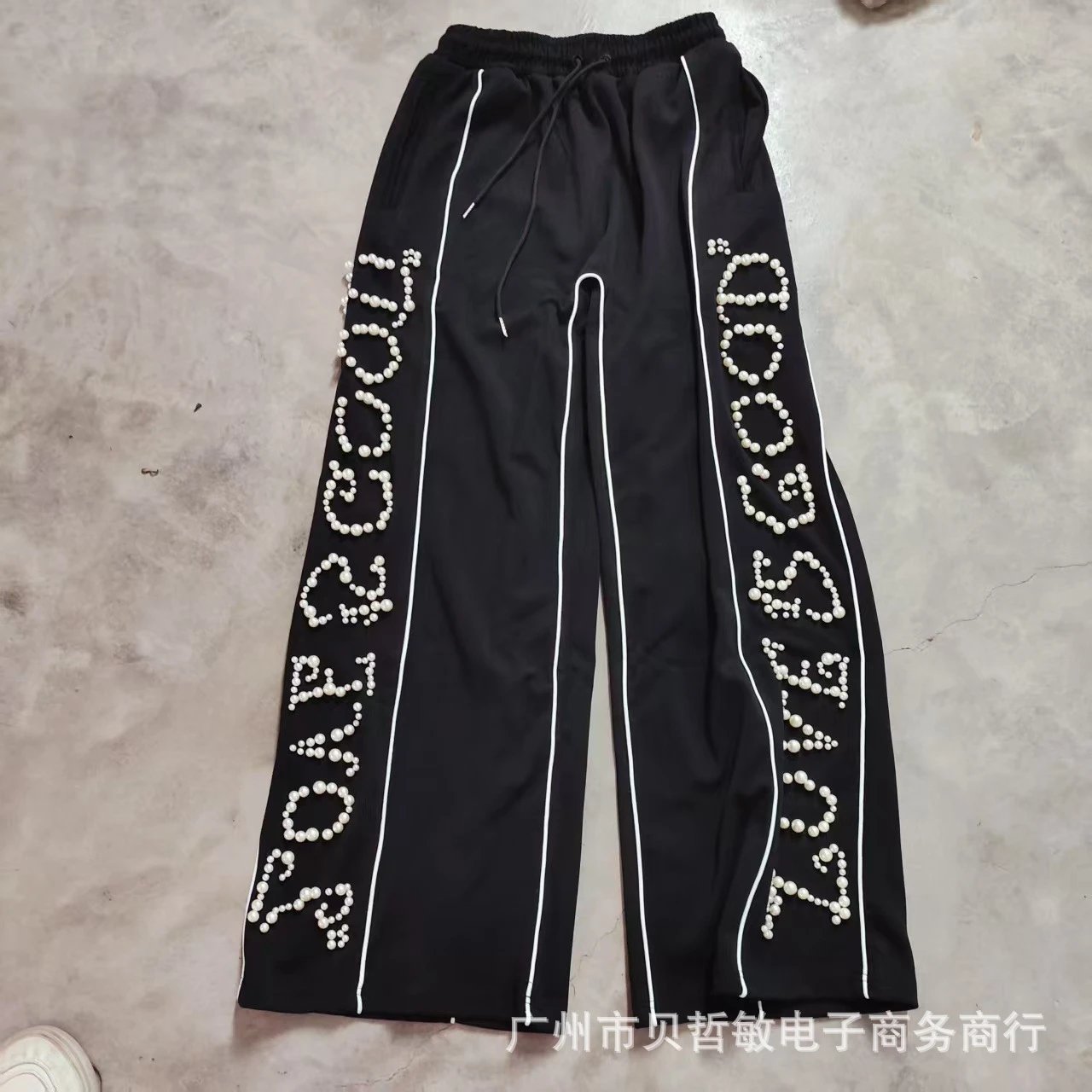 GOOD BRAND Love Is Good Embellished Track Pants Black - 21