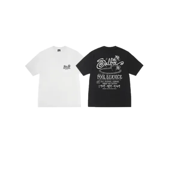 Stussy Dover Street Market London White T-Shirt - 14