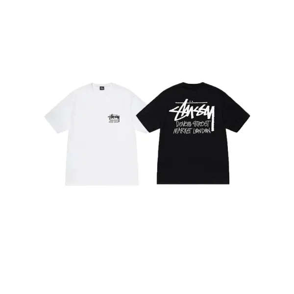 Stussy Dover Street Market London White T-Shirt - 9
