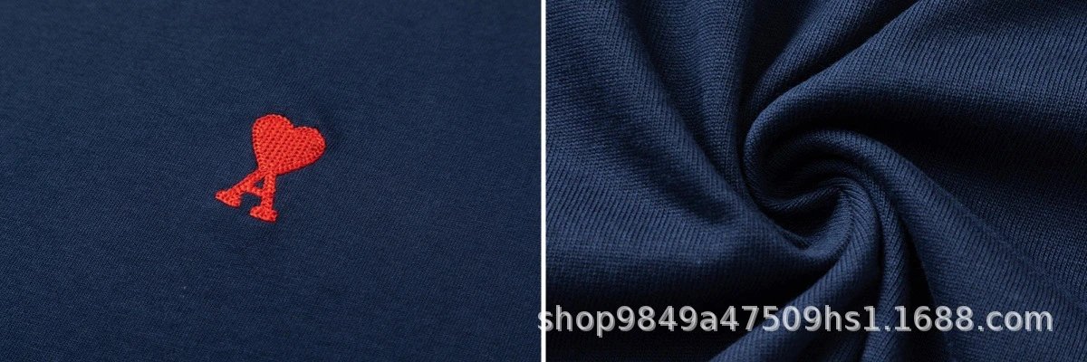 Ami Paris Minimalist Logo T-Shirt Yellow - 15