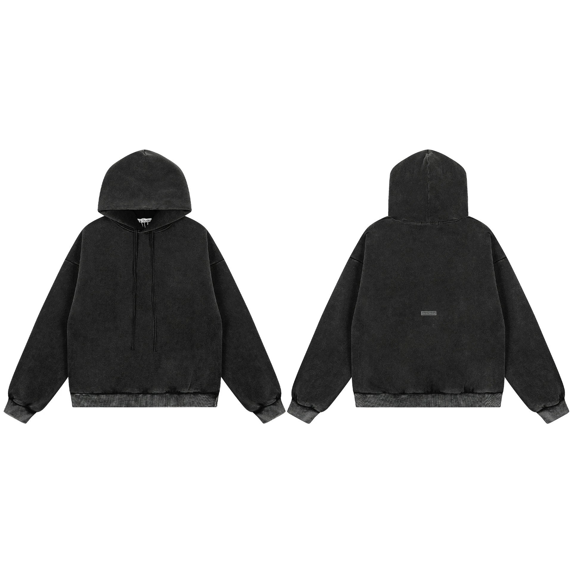 Acne Studios Logo Print — AC922 washed black