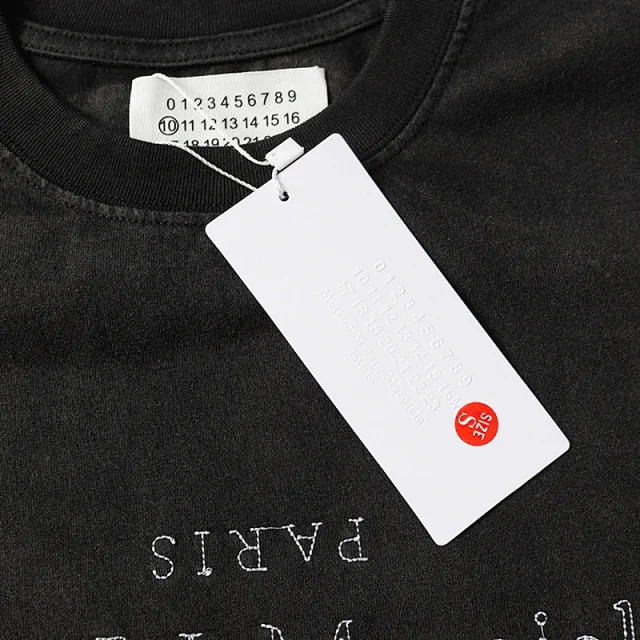 Maison Margiela T-Shirts Number Logo Graphic product detail image 2