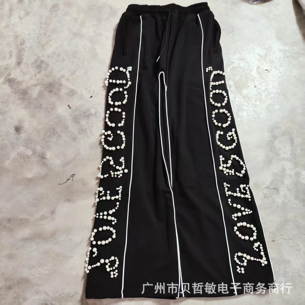 GOOD BRAND Love Is Good Embellished Track Pants Black - 17