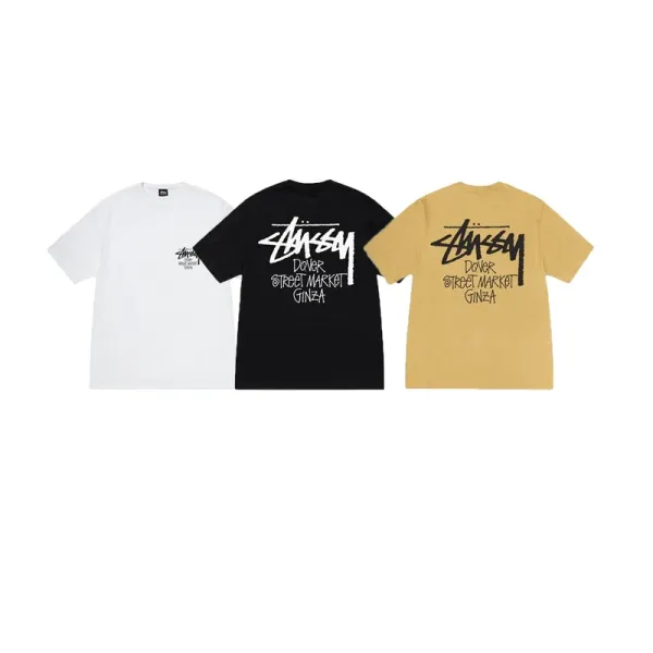 Stussy Dover Street Market London White T-Shirt - 10