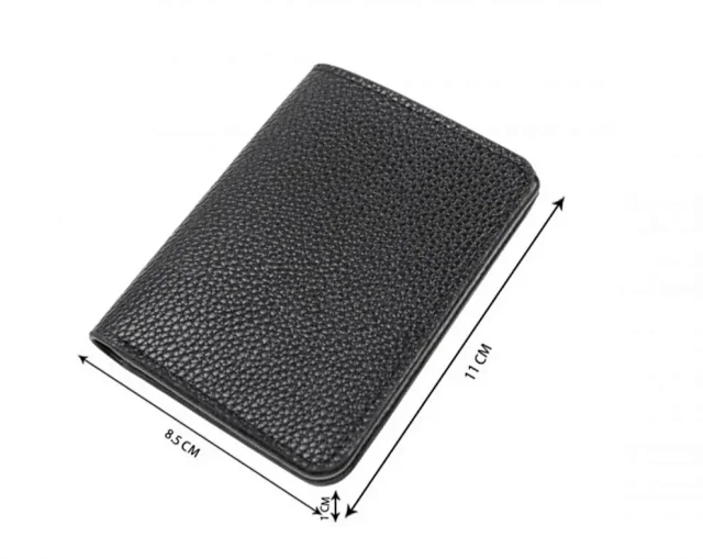 Chrome Hearts Wallets & Card Holders Black Leather Holder with Gothic Cross Hardware product detail image 1