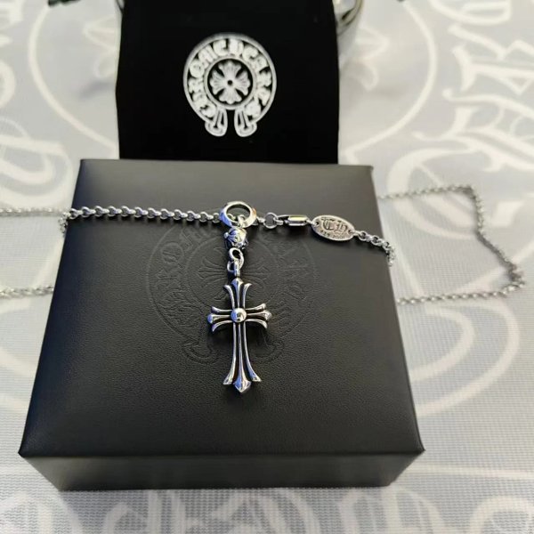 Chrome Hearts Cross Pendant Necklace Silver Jewelry Necklaces product listing in Litbuy spreadsheet finds