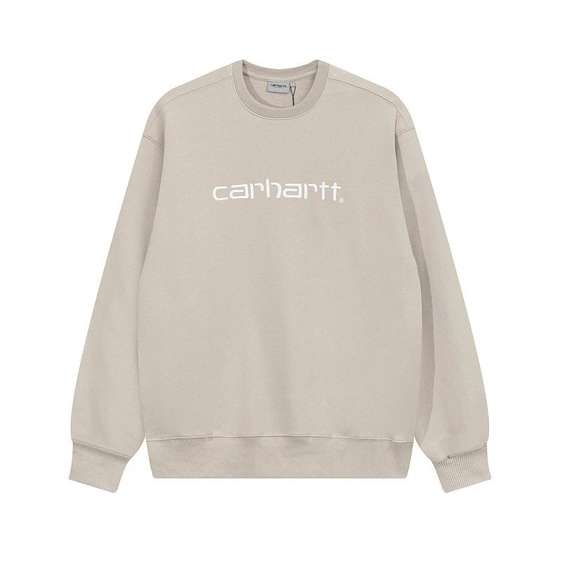 Carhartt Hoodies & Sweatshirts Crewneck logo sweatshirt — c839 khaki color