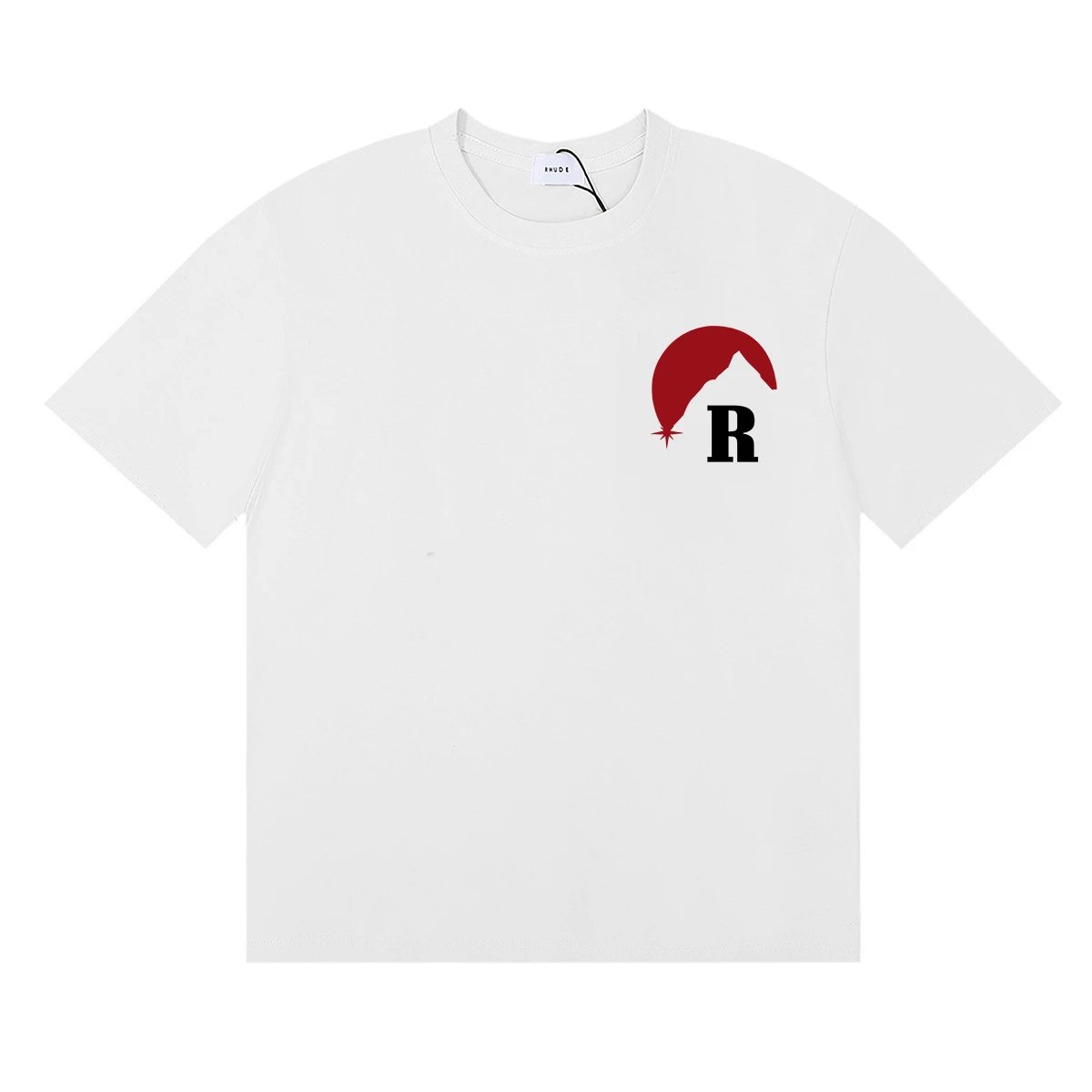 Rhude Mountain Logo White T-Shirt - 14