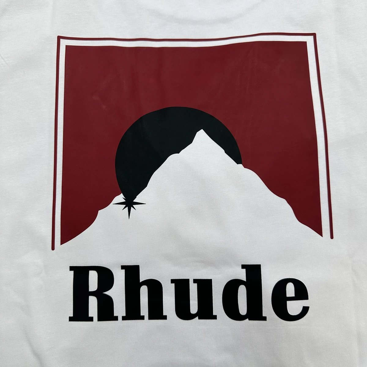 Rhude Mountain Logo White T-Shirt - 20