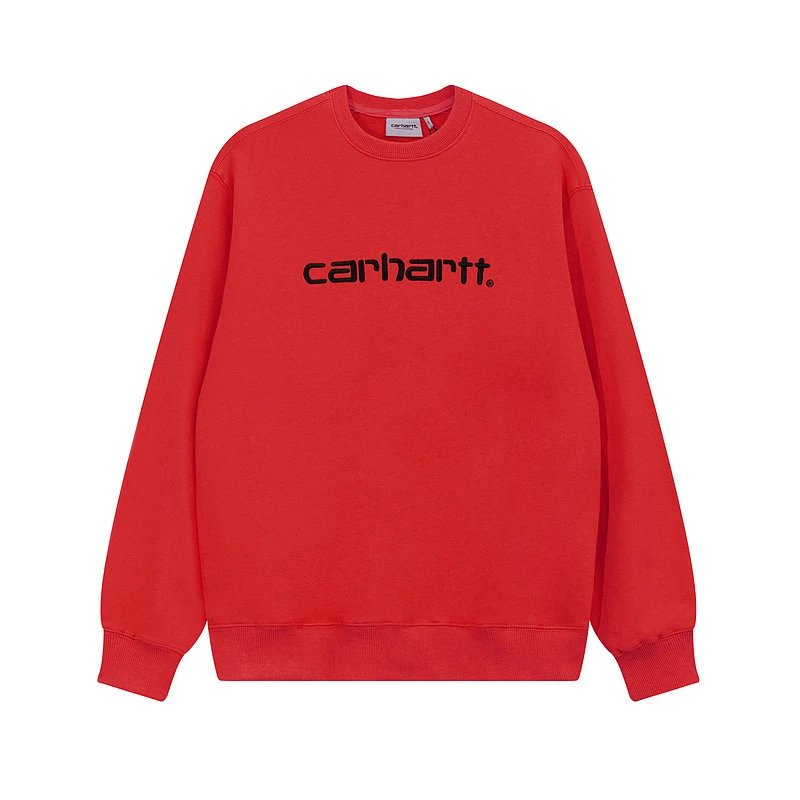 Carhartt Hoodies & Sweatshirts Crewneck logo sweatshirt — c839 red