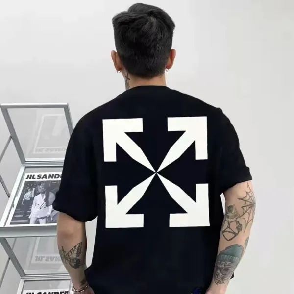Off-White Diag Arrow Pink Gradient T-Shirt - 18