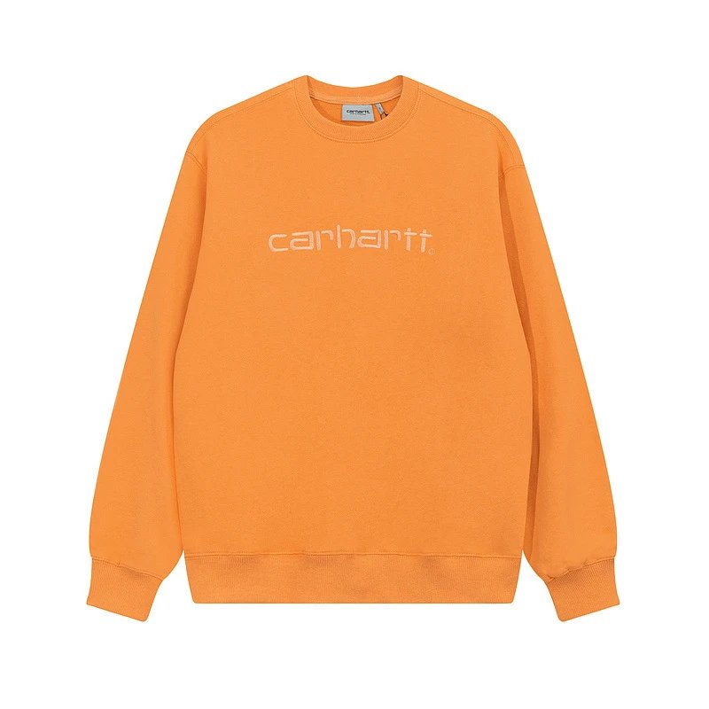 Carhartt Hoodies & Sweatshirts Crewneck logo sweatshirt — c839 orange