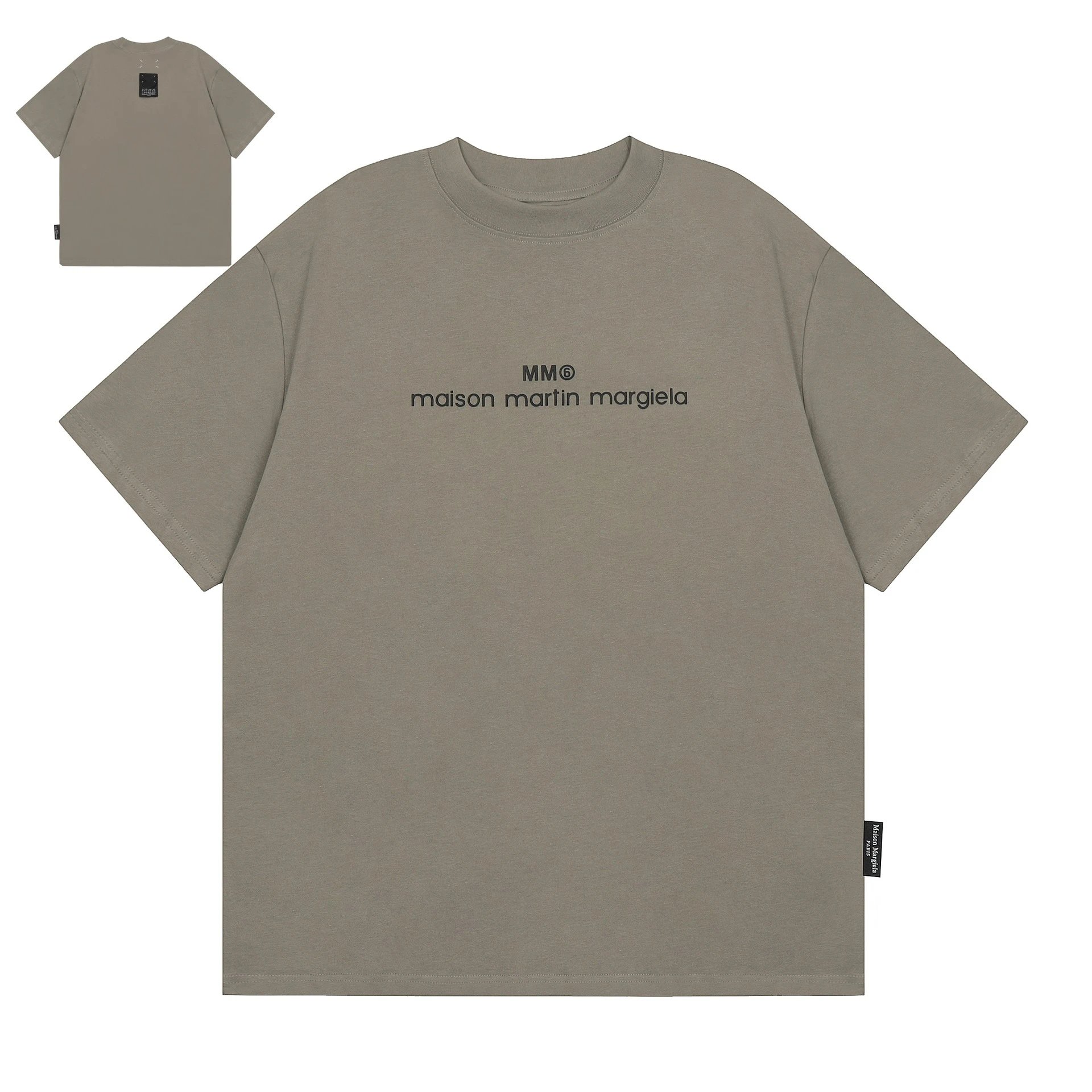 Maison Margiela T-Shirts Number Logo Graphic — M110 gray