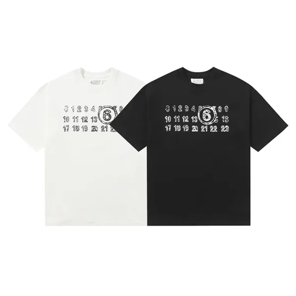 Maison Margiela Tabi Number 6 Black T-Shirt - 20