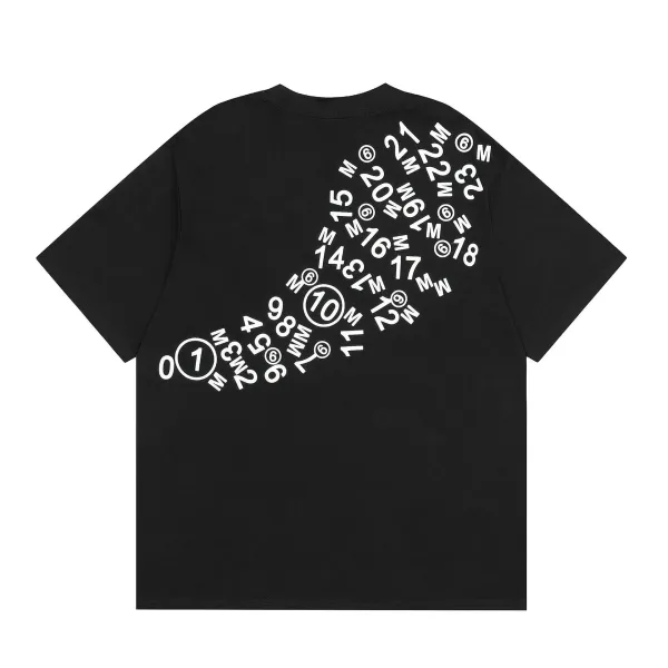 Maison Margiela Tabi Number 6 Black T-Shirt - 49