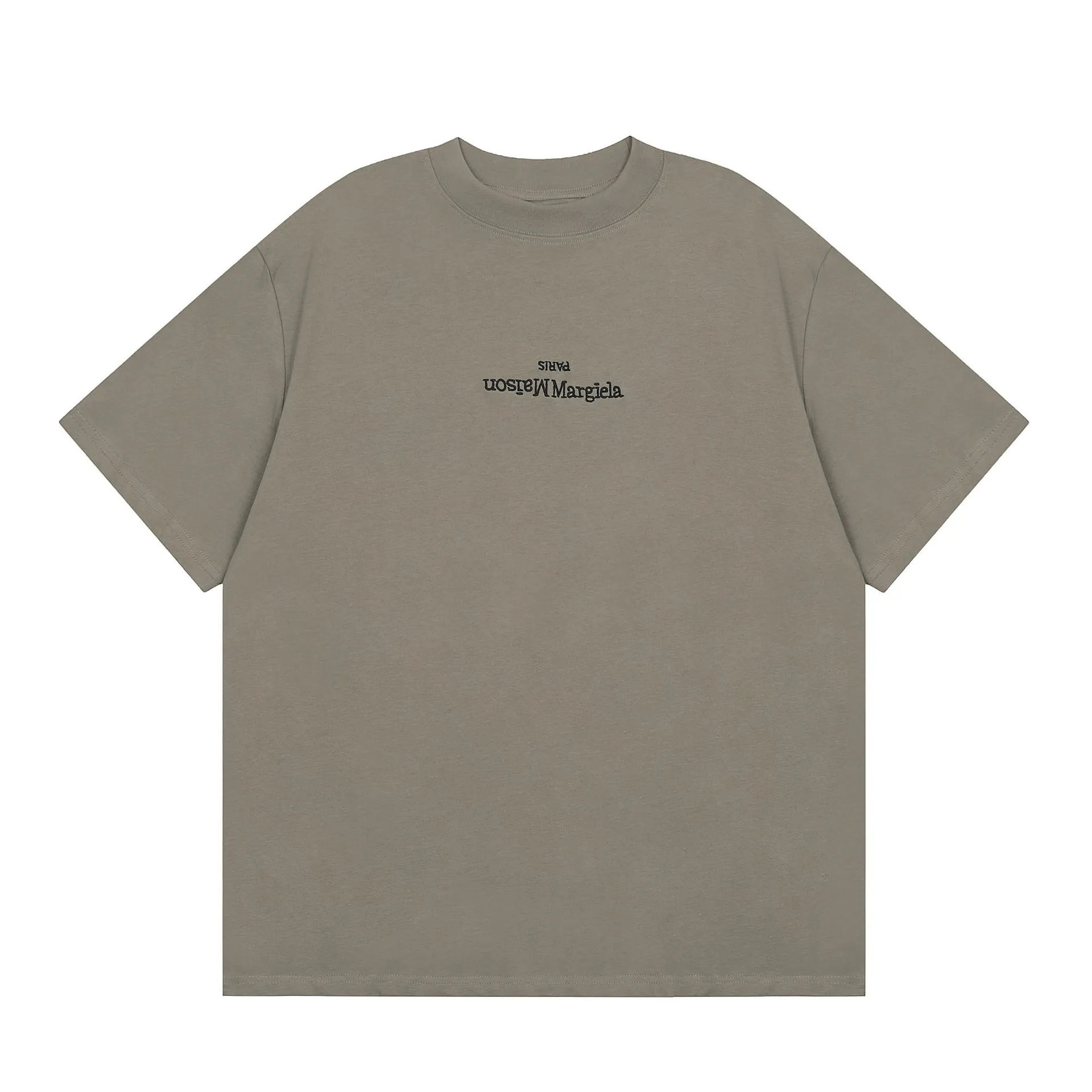 Maison Margiela T-Shirts Number Logo Graphic — M109 gray