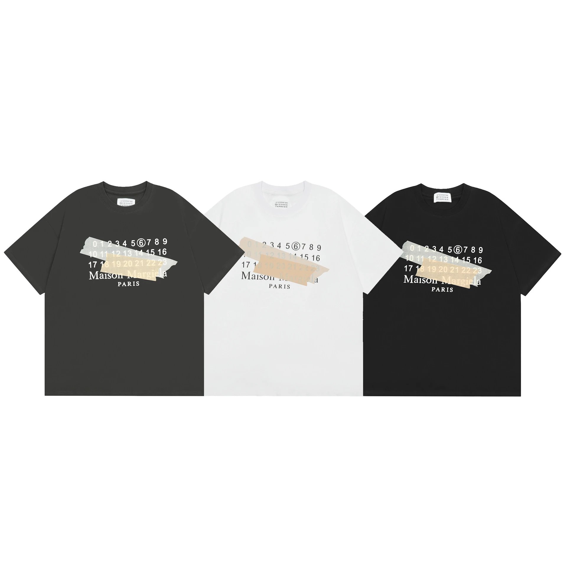 Maison Margiela T-Shirts Number Logo Graphic image 3