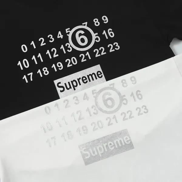 Maison Margiela Tabi Number 6 Black T-Shirt - 25