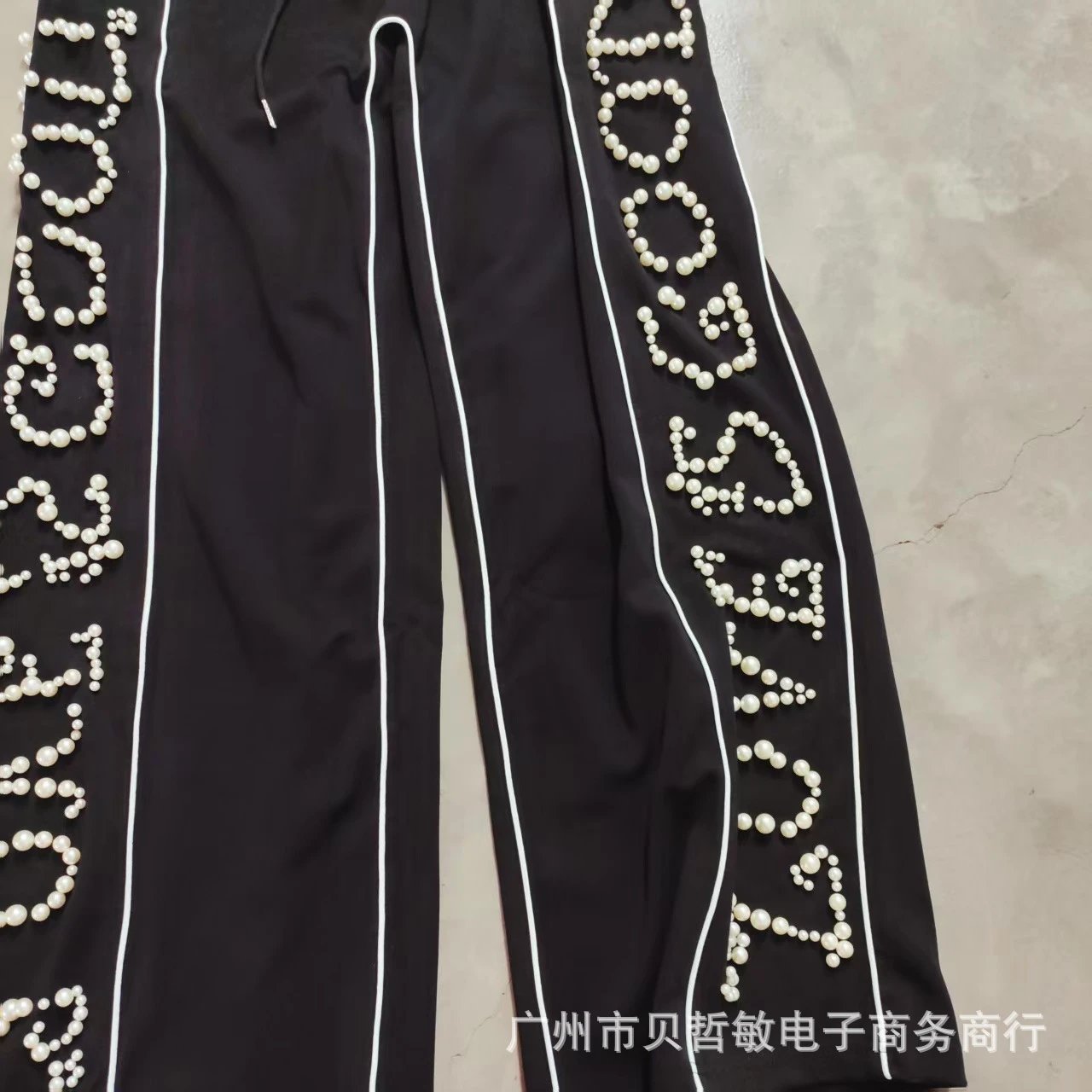 GOOD BRAND Love Is Good Embellished Track Pants Black - 20