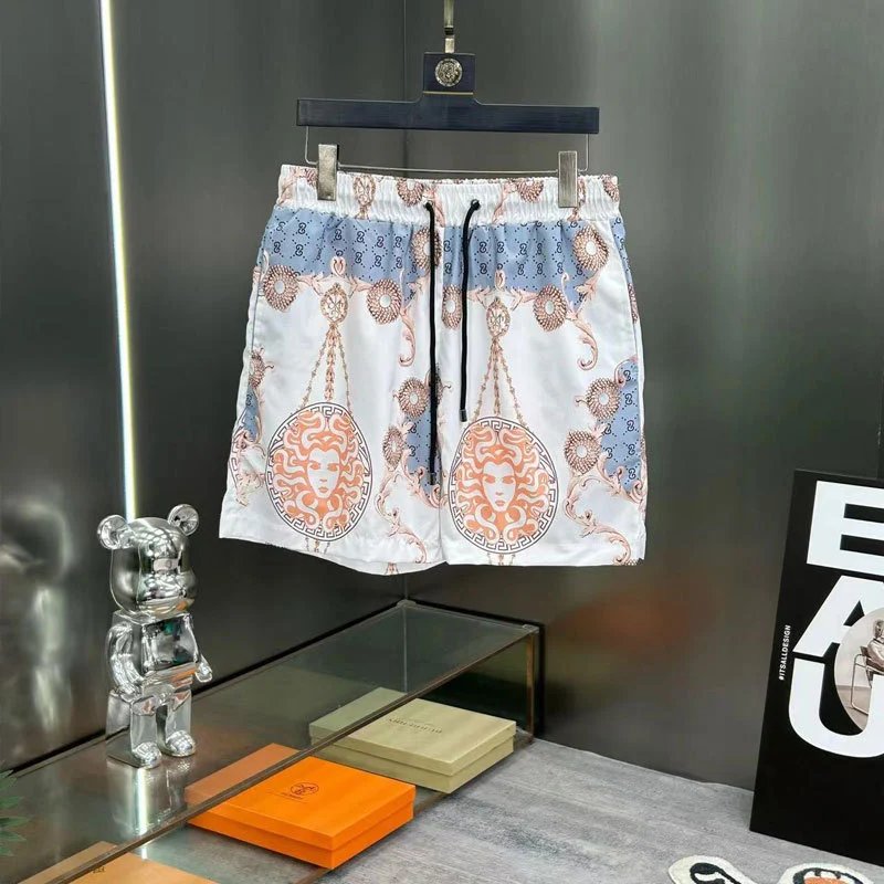 Men's Summer Beach Shorts Digital Print Quick Dry