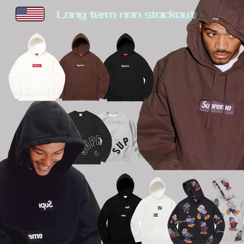 Satin Appliqué Hooded Sweatshirt