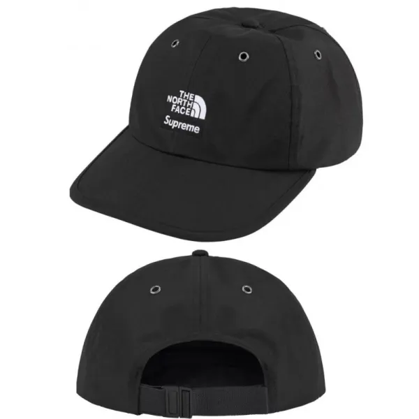 Supreme x The North Face Logo Patch Cap Black Baseball Cap - 1