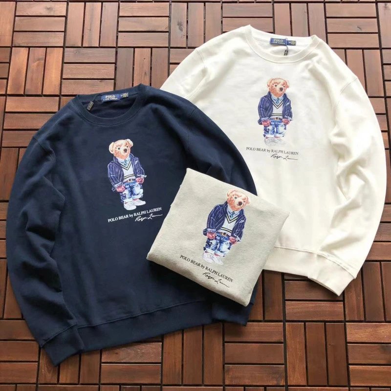Ralph Lauren Waffle Bear Hoodie