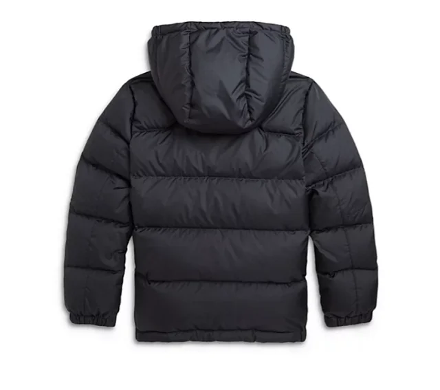 Ralph Lauren Down Jackets Quilted puffer jacket with removable hood product detail image 10