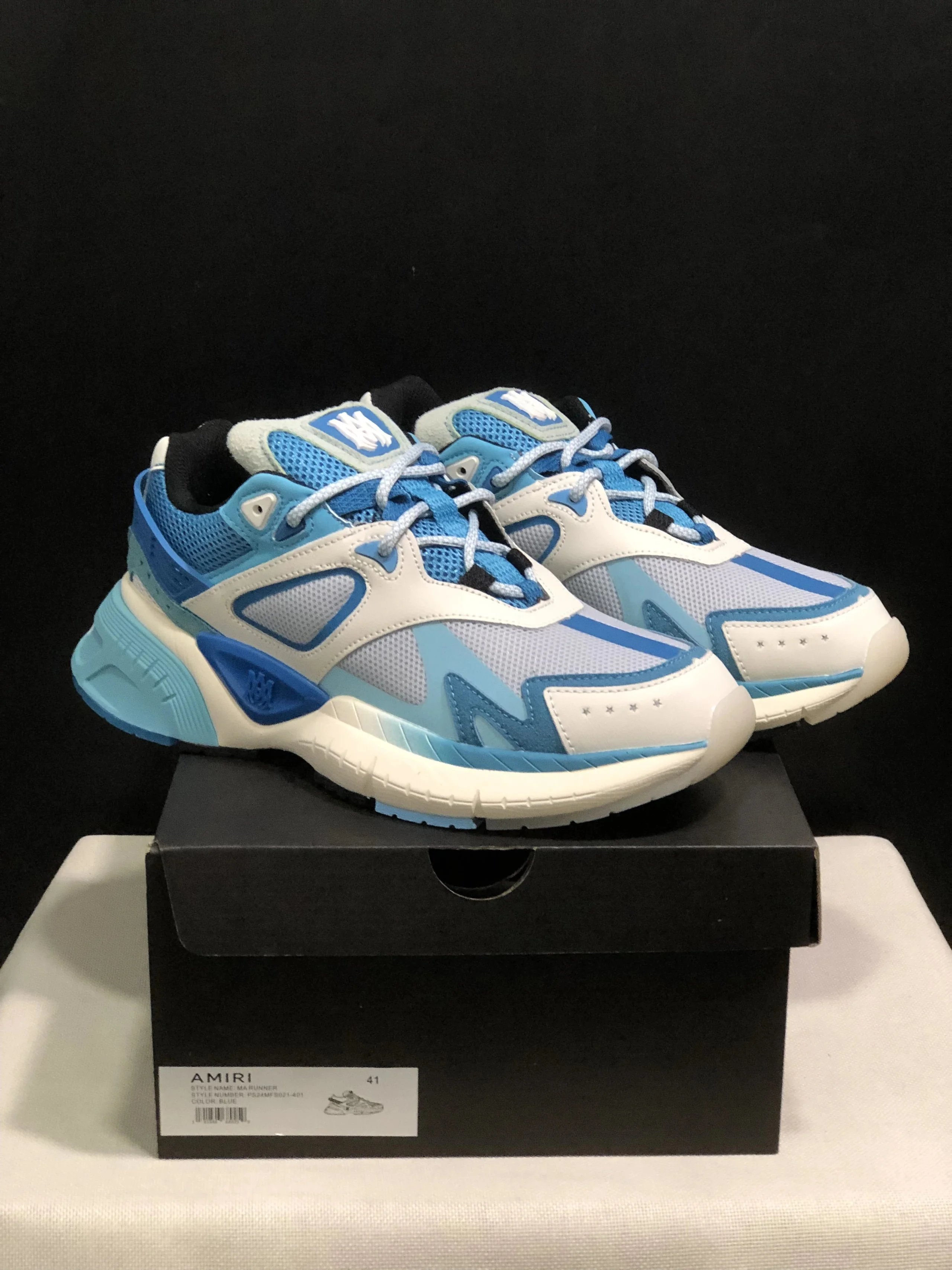 Amiri Ma Runner Blue Sneakers