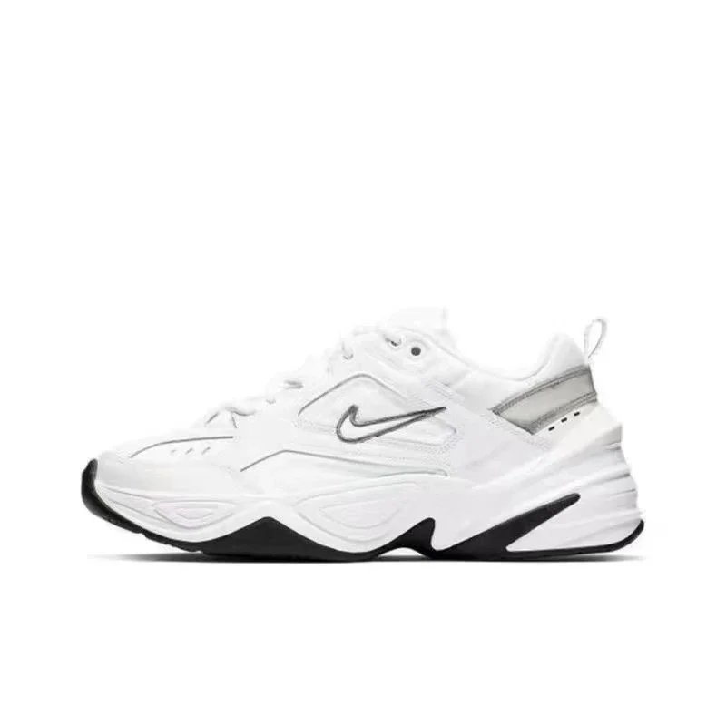 Nike Unisex white sneakers with black sole