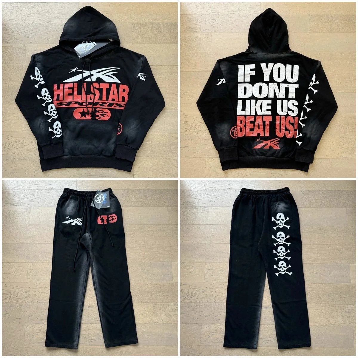 🔥美式复古水洗休闲套装 Suits-003 – QC photos preview | CnFans  | 7550057553