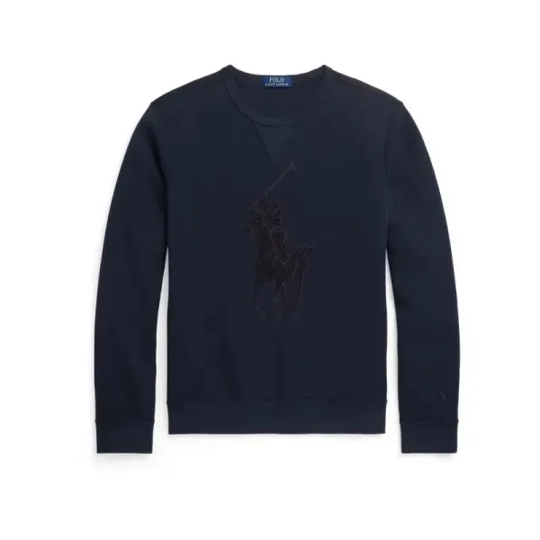 Polo Ralph Lauren Big Pony Embroidered Navy Sweatshirt - 1