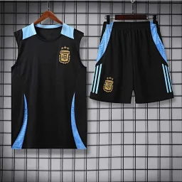 thumbnail for Cropped tank top soccer training suit set