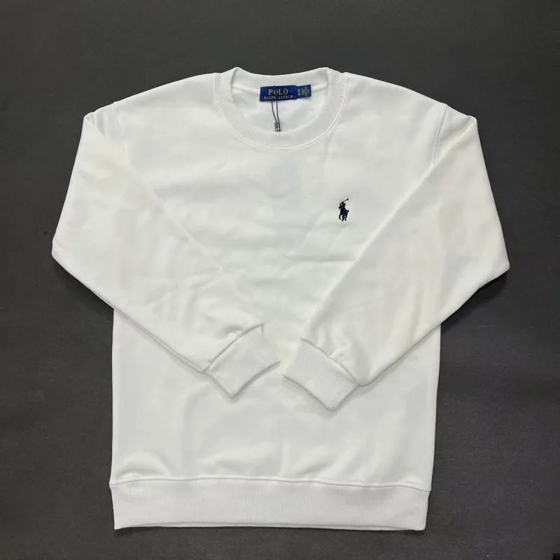 Round neck white black label