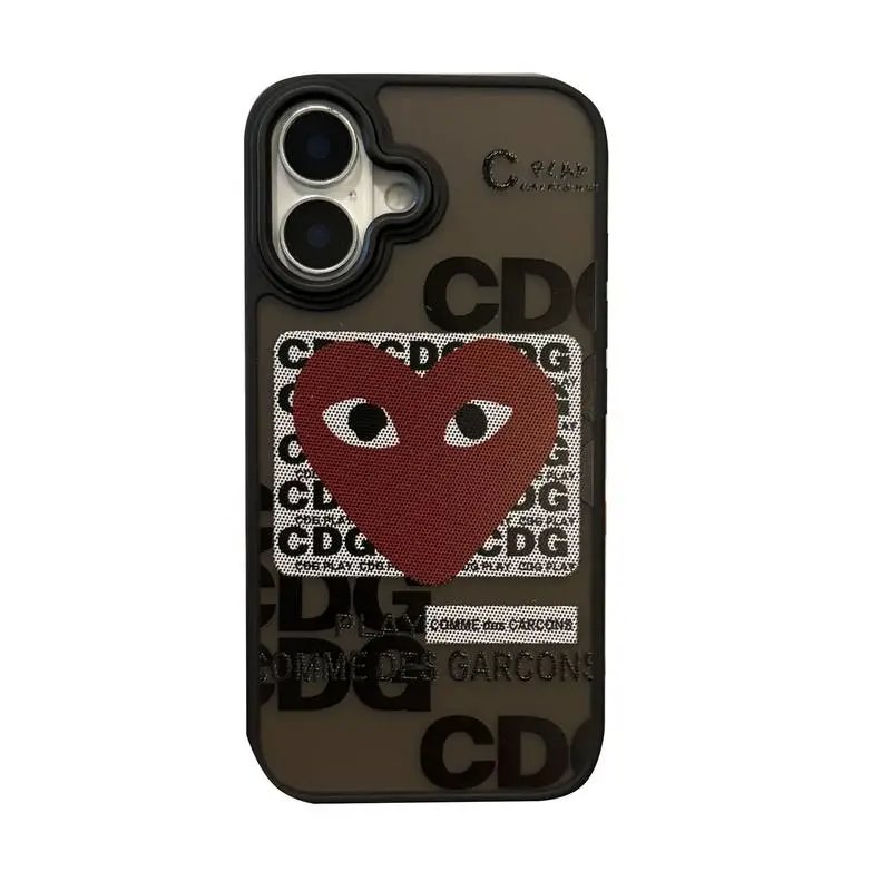 Comme des Garçons Play Case for iPhone 15 Black