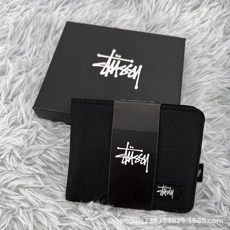 Citou Short Wallet Black with Box