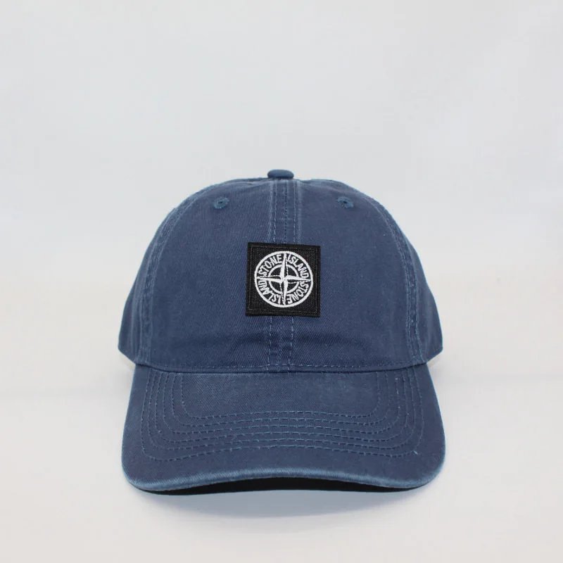 Stone soft top washable cotton breathable baseball cap for men and women tide cap