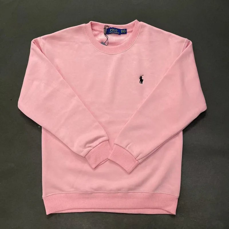 Round neck pink black logo
