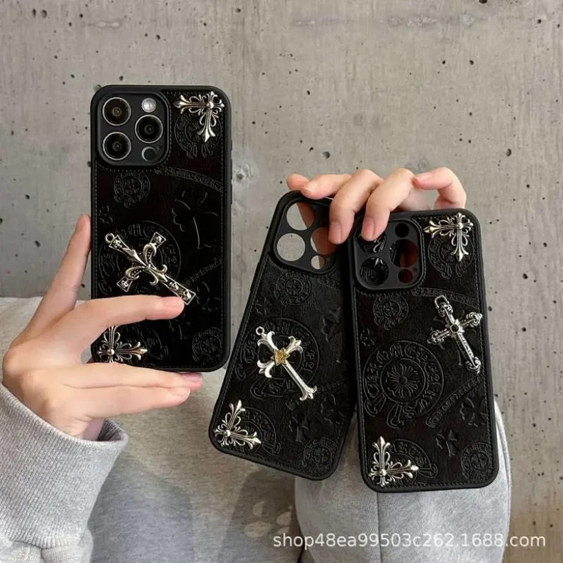 Chrome Hearts Fundas de Teléfono 3 Estilos