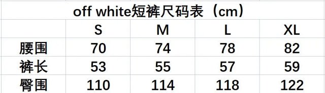 Off-White Shorts: seller detail photo 1