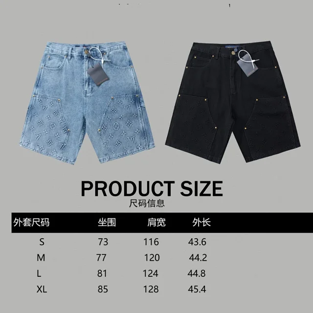 Louis Vuitton Matching Sets Denim set with embossed monogram panels product detail image 2
