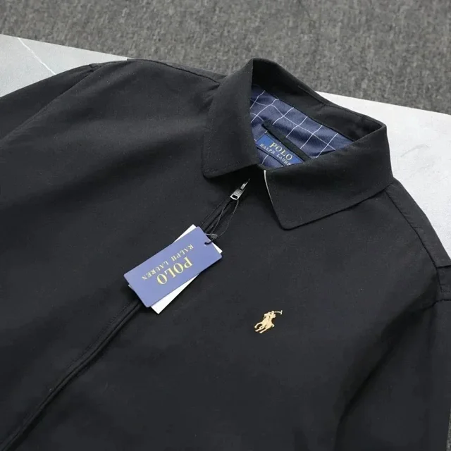 Polo Ralph Lauren Coats Collared button-front trench coat with flap pockets product detail image 10