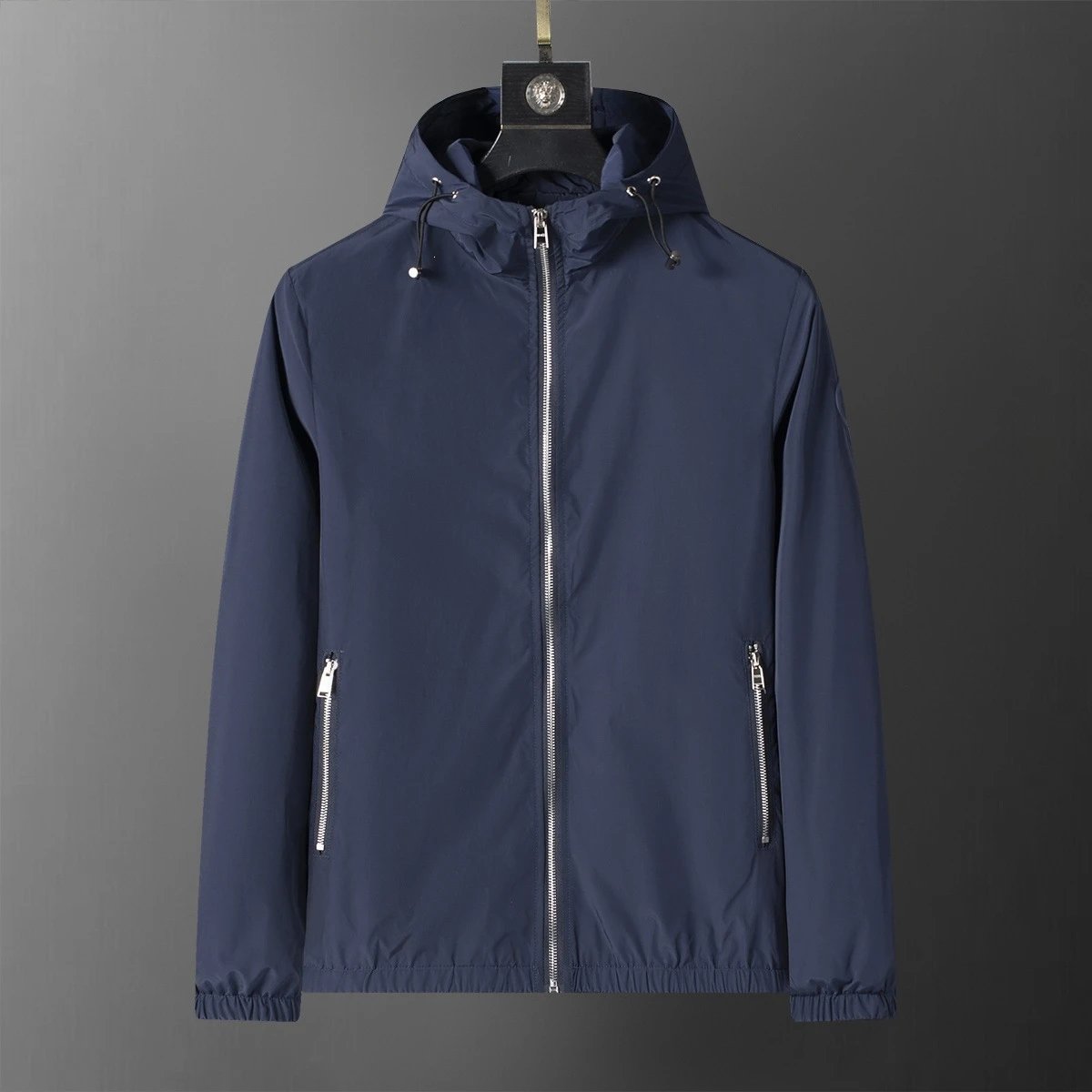 Louis Vuitton Jackets Monogram Zip-Up Jacket — Blue 56032