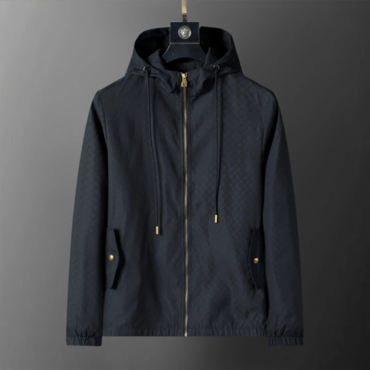 Louis Vuitton Jackets Monogram Zip-Up Jacket — LV Black 56036