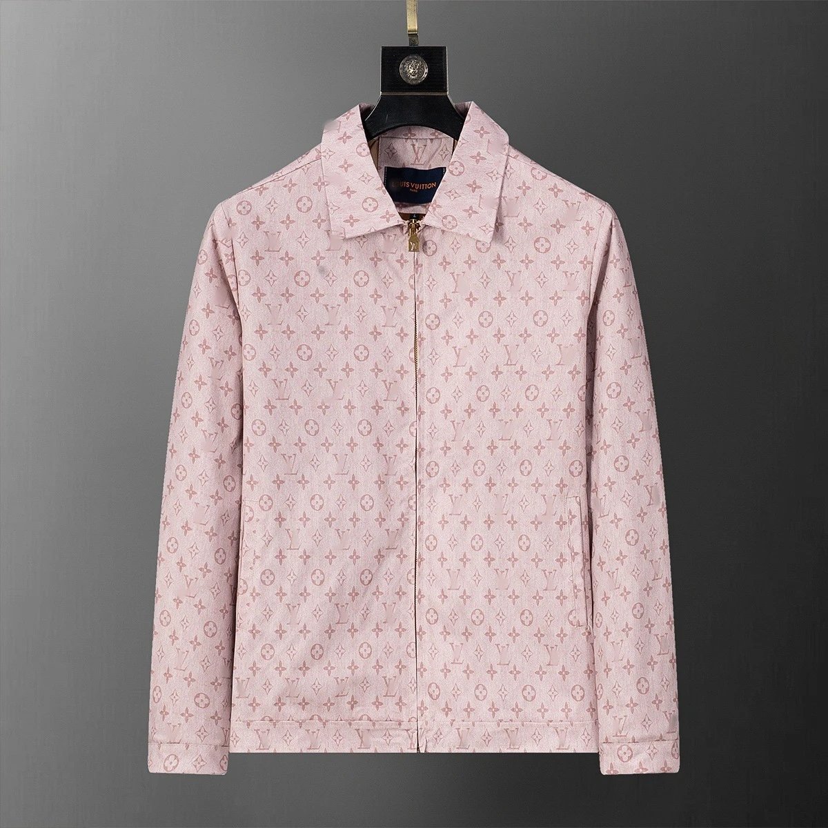 Louis Vuitton Jackets Monogram Zip-Up Jacket — Pink 56050