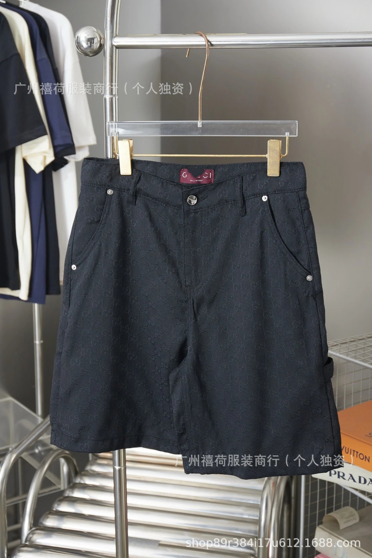 Louis Vuitton Matching Sets Denim set with embossed monogram panels — ancient 20