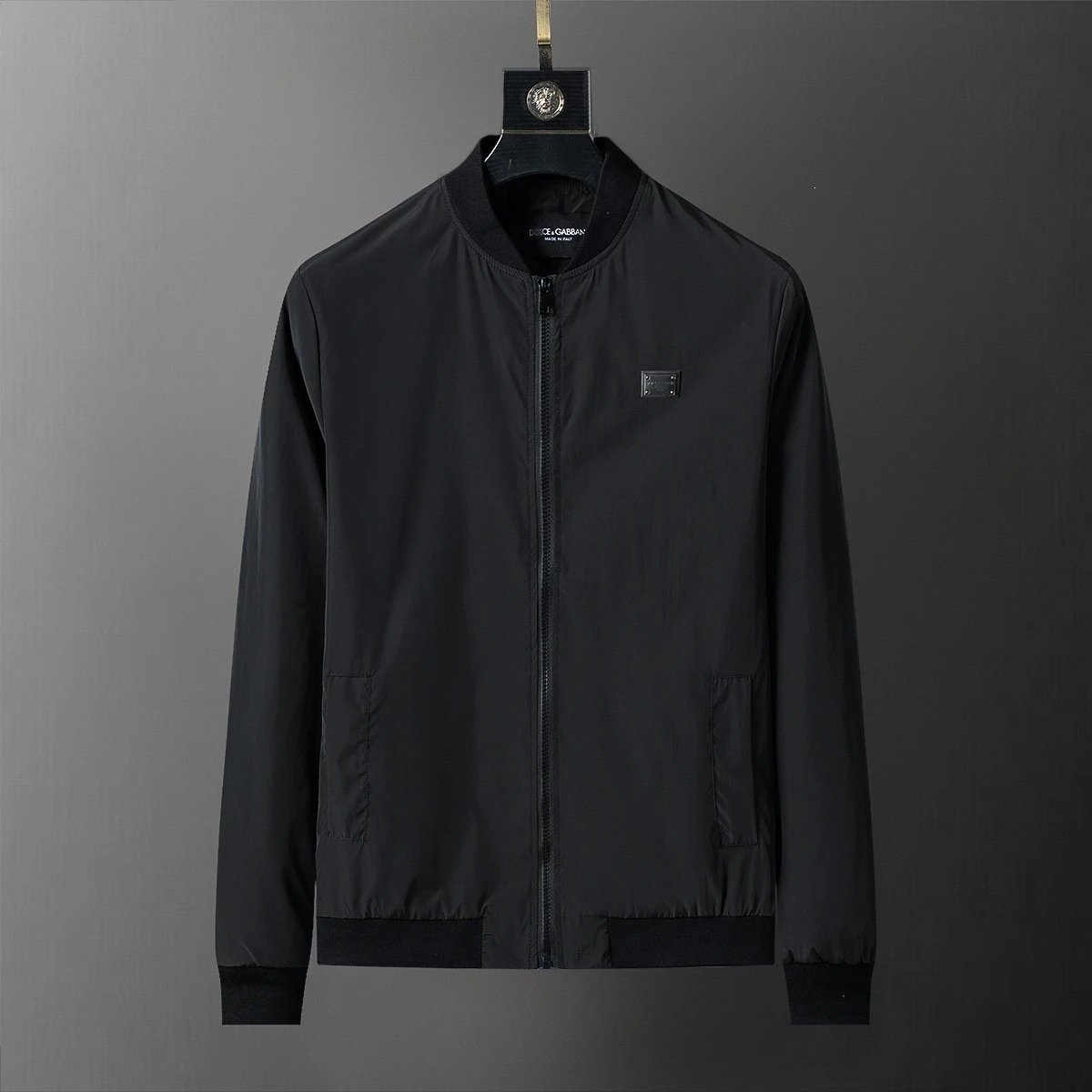 Louis Vuitton Jackets Monogram Zip-Up Jacket — Black 56027