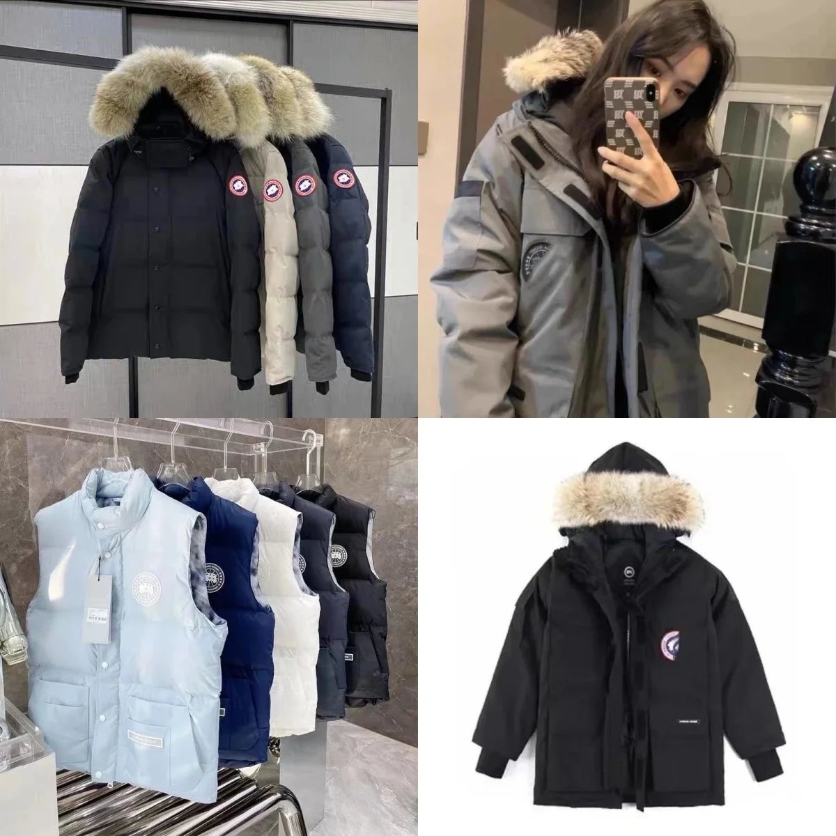 Canada Goose Puffer Jacket and Vest Collection