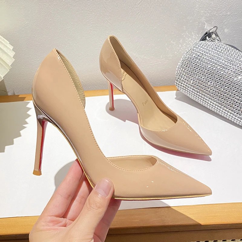 Side-cutout nude red bottom (10CM)