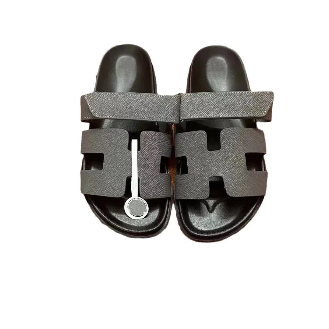 Hermès Oran Slide Sandals Green and Light Blue Suede Slippers - 15